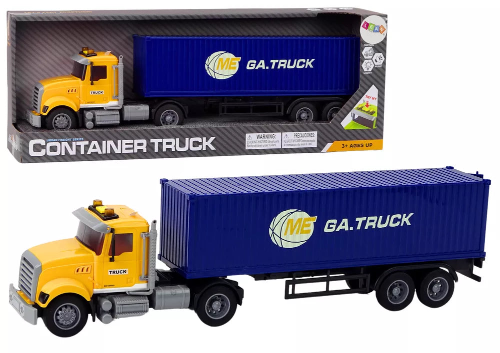 Sunkvežimi su nuimamu puspriekabės konteineriu