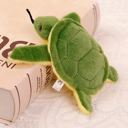 Žalios spalvos vėžlio raktų pakabukas