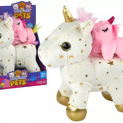 Pliušinis baltas vienaragis