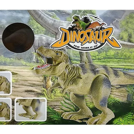 Rudas baterijomis maitinamas dinozauras Tyrannosaurus Rex