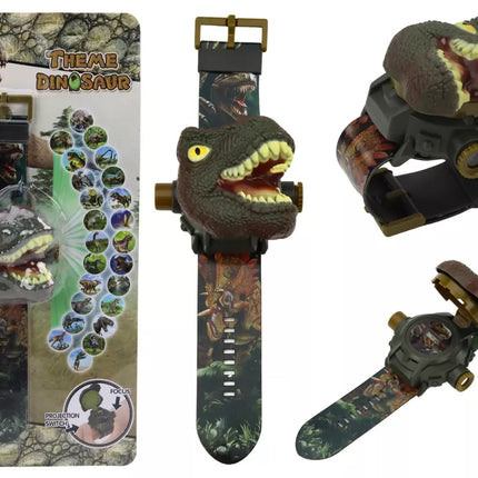 Tiranosauro Rekso laikrodis su projektoriumi