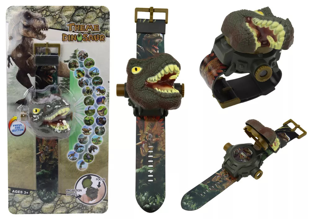 Tiranosauro Rekso laikrodis su projektoriumi