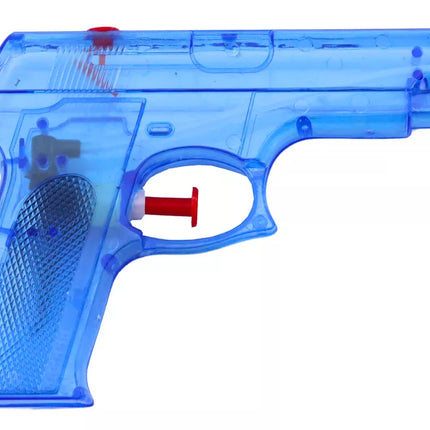 Mažas mėlynas vandens pistoletas