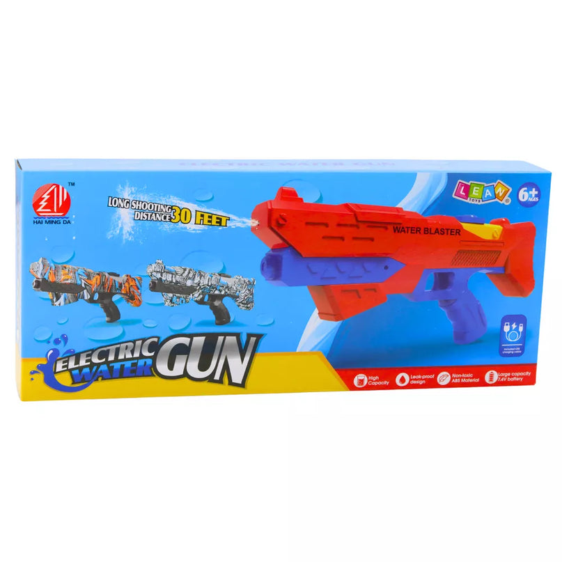 Mėlynas elektrinis automatinis vandens šautuvas