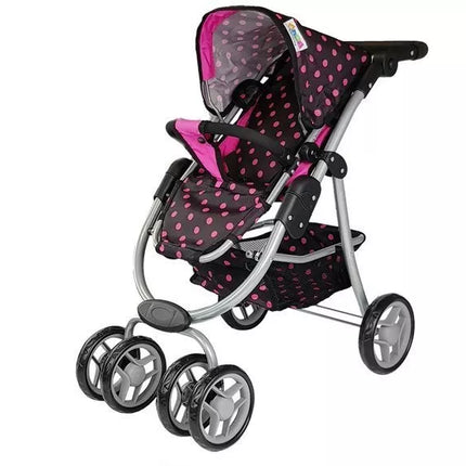 Vežimėlis-sportinukas 2 viename su krepšiu