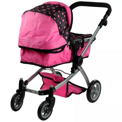 „Alice Deep“ lėlių vežimėlis 2 viename