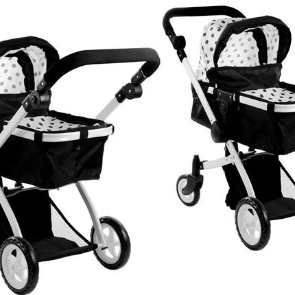 „Alice Deep“ lėlių vežimėlis 2 viename