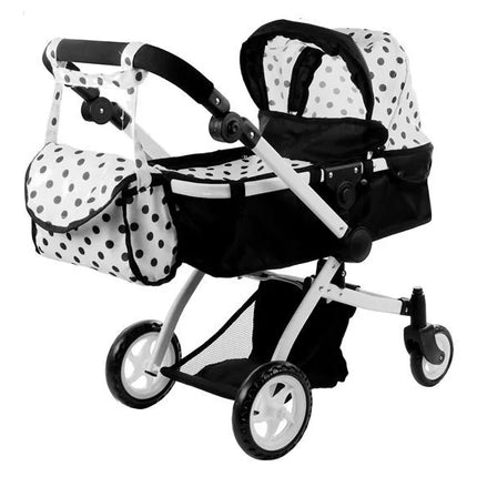 „Alice Deep“ lėlių vežimėlis 2 viename