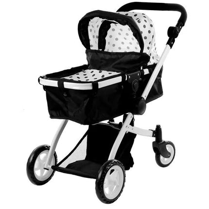 „Alice Deep“ lėlių vežimėlis 2 viename