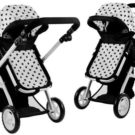 „Alice Deep“ lėlių vežimėlis 2 viename