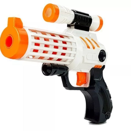 Šaudymo pistoleto rinkinys su putplasčio šoviniais