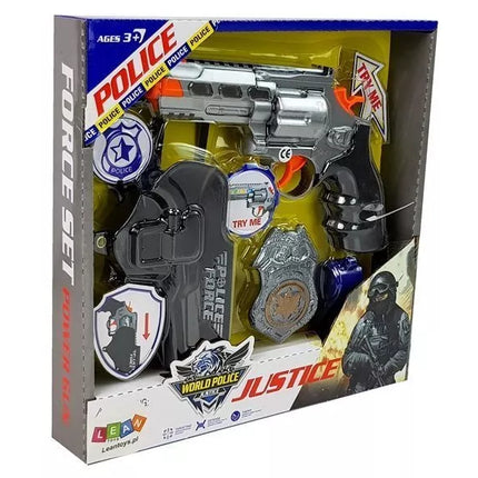 Policijos rinkinys su šautuvu ir priedais