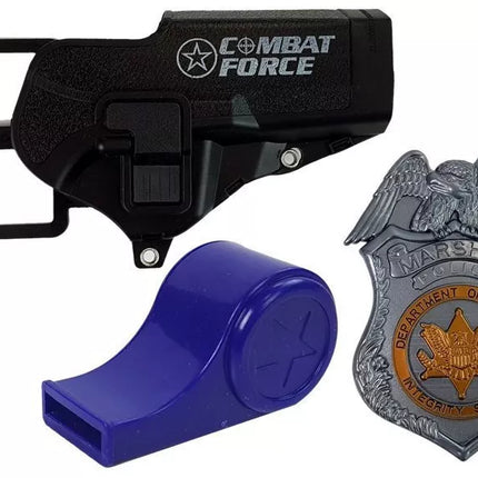 Policijos rinkinys su šautuvu ir priedais