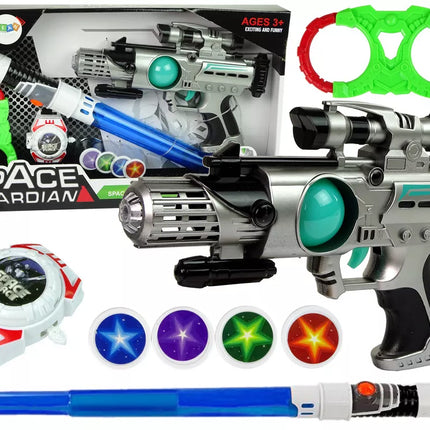 Kosmoso kario rinkinys su šautuvu ir priedais