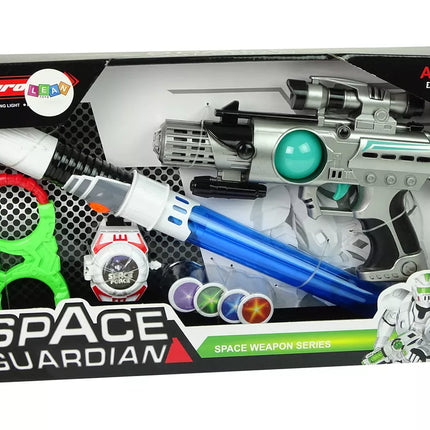 Kosmoso kario rinkinys su šautuvu ir priedais