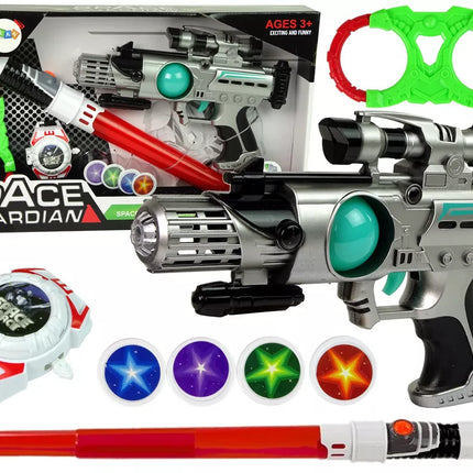 Kosmoso kario rinkinys su šautuvu ir priedais