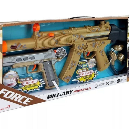 Karinis rinkinys šautuvu ir priedais