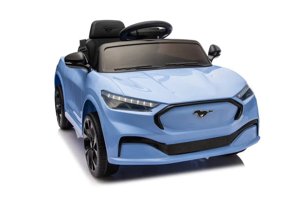 Akumuliatorinis automobilis „Ford Mustang Mach‑E“ mėlynas