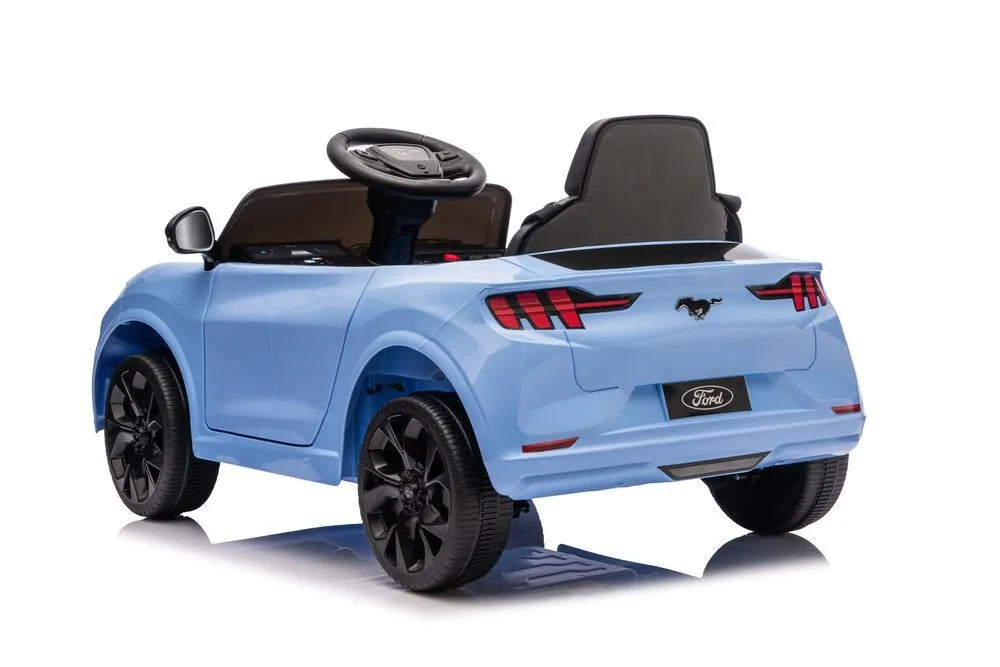 Akumuliatorinis automobilis „Ford Mustang Mach‑E“ mėlynas