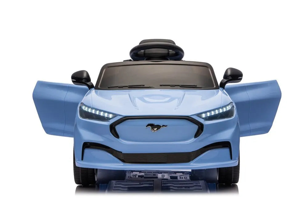 Akumuliatorinis automobilis „Ford Mustang Mach‑E“ mėlynas