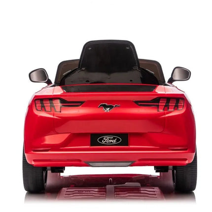 Akumuliatorinis automobilis „Ford Mustang Mach‑E“ vaikams – raudonas