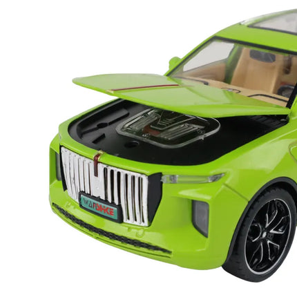 Aluminum RC Car Model 1:24 – žalias nuotoliniu būdu valdomas automobilis