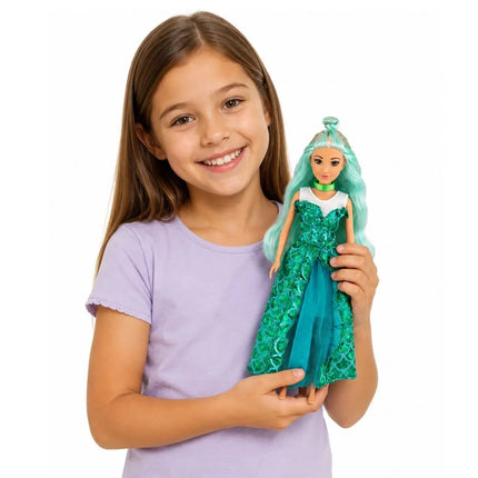 „Anlily Fantasy Doll 30“ – lėlė su 3 fantazijos suknelėmis ir aksesuarais