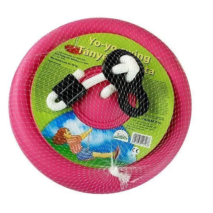 Apvali sodo supynė vaikams – rožinė