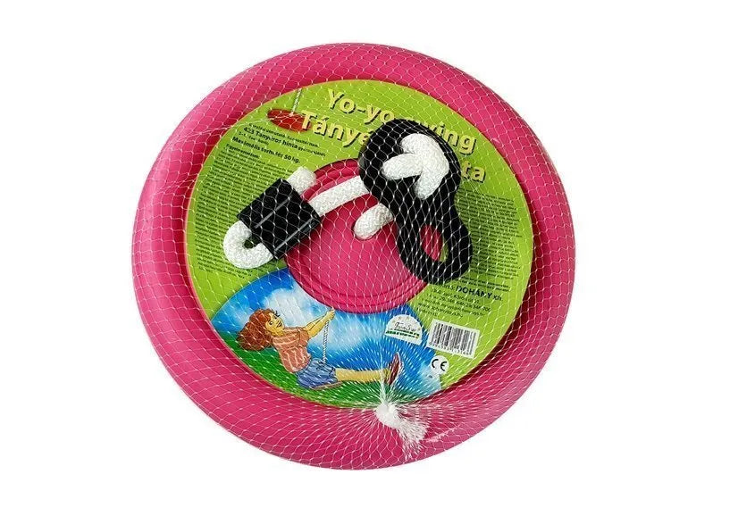 Apvali sodo supynė vaikams – rožinė