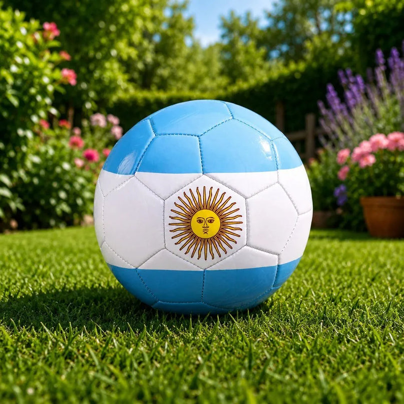 Argentina treniruočių futbolo kamuolys – dydis 5, 22 cm