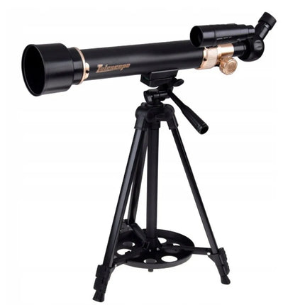 Astronominis teleskopas 50×115 mm su aliuminio trikoju ir priedais