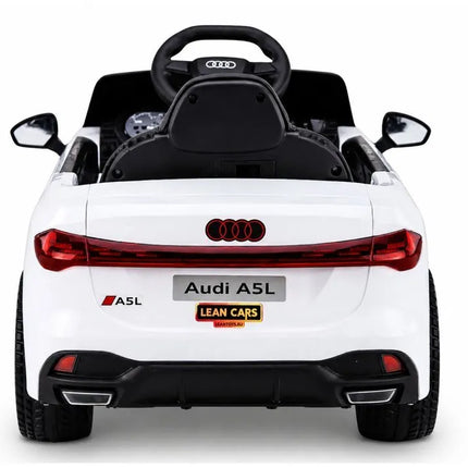 Audi A5L HL788 baltas akumuliatorinis automobilis vaikams