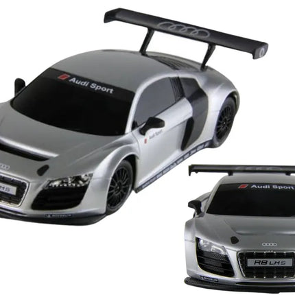 Audi R8 LMS 1:24 sidabrinis R/C automobilis