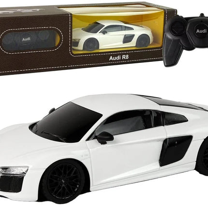 Audi R8 Rastar 1:24 baltas R/C automobilis