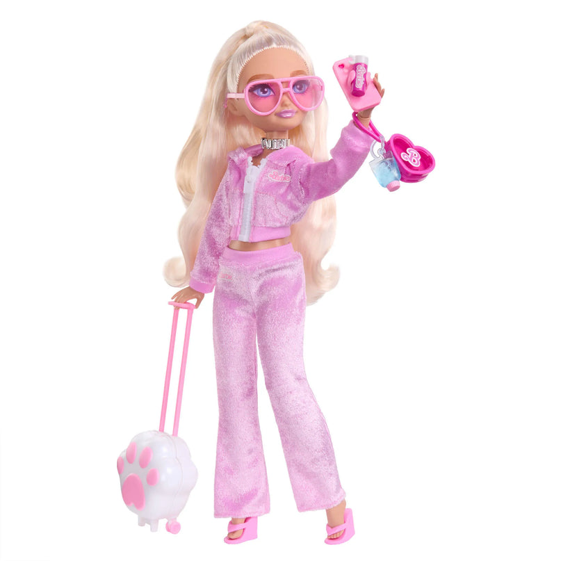 BARBIE DREAM BESTIES lėlė Malibu (kelionių tema) (JMV16)
