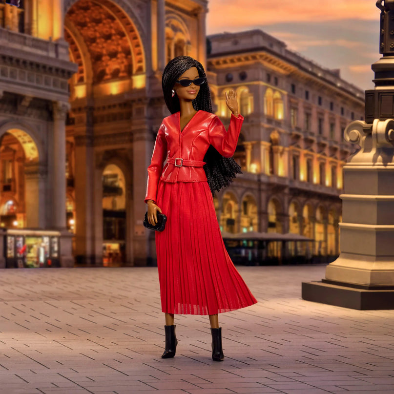 BARBIE FASHION WEEK MILAN kolekcinė lėlė (JJX31)