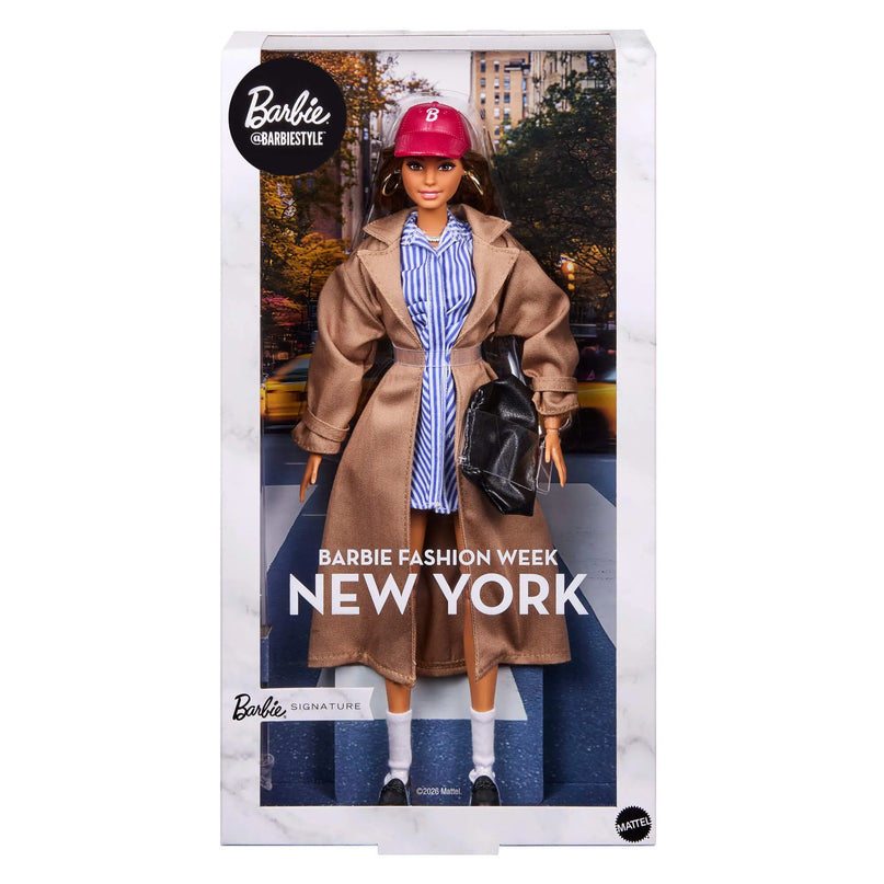 BARBIE FASHION WEEK NEW YORK kolekcinė lėlė (JJX32)