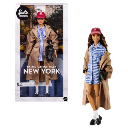 BARBIE FASHION WEEK NEW YORK kolekcinė lėlė (JJX32)