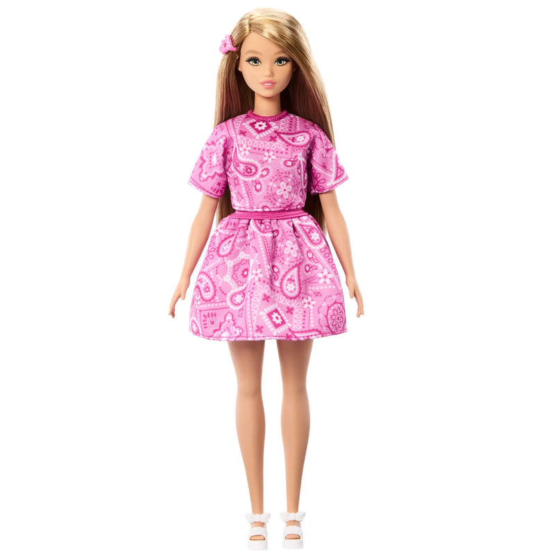 BARBIE FASHIONISTAS lėlė madistė šviesiais plaukais (JJN62)