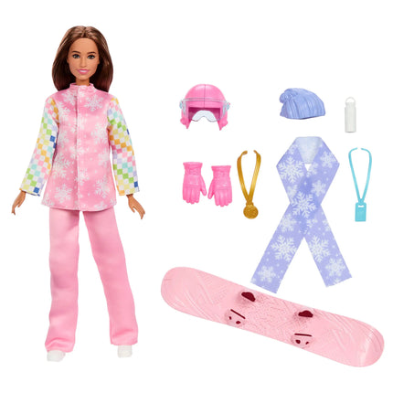 BARBIE lėlė snieglentininkė (JKF78)