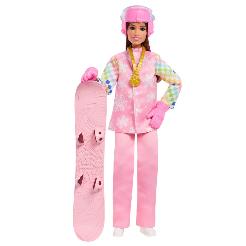 BARBIE lėlė snieglentininkė (JKF78)