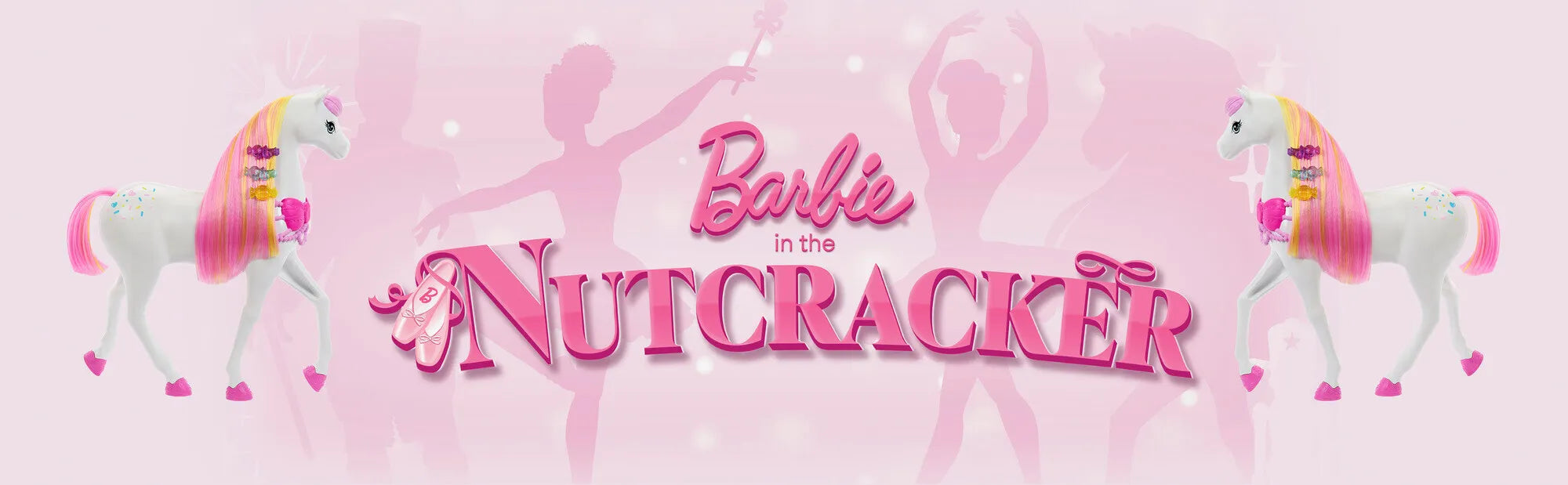 BARBIE NUTCRACKER LAND OF SWEETS žirgo ir rogių rinkinys - Spragtuko kolekcija (JNH63)