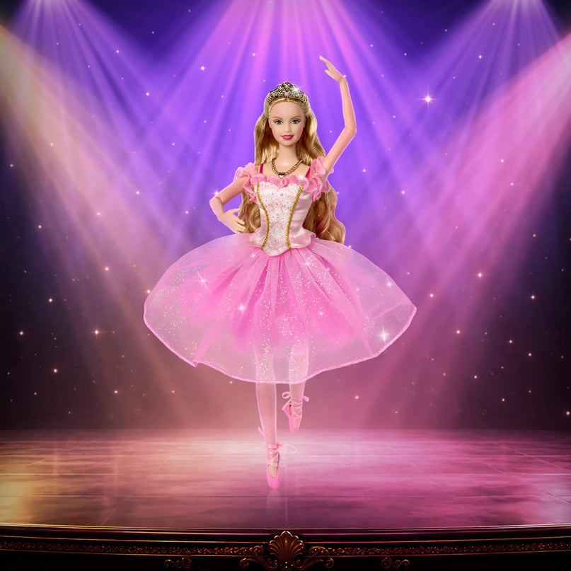BARBIE NUTCRACKER SUPERPLUM kolekcinė lėlė - Spragtuko kolekcija (JJY15)