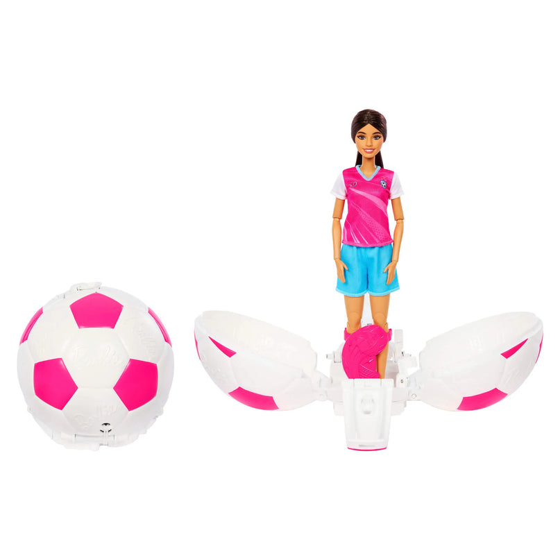 BARBIE ROLL & REVEAL futbolininkės staigmenų rinkinys (JMK20)