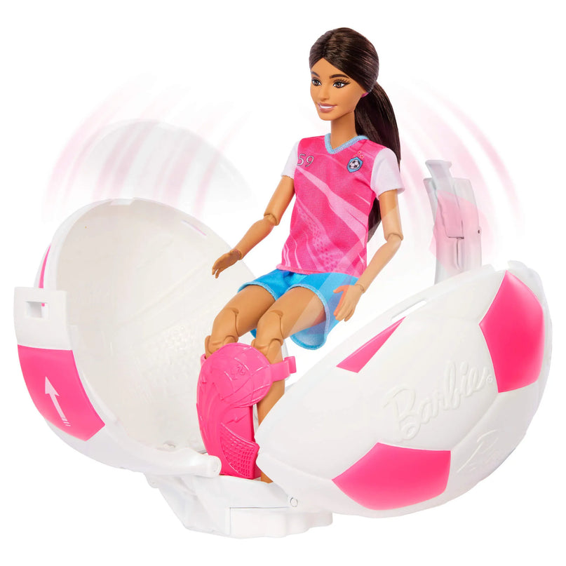 BARBIE ROLL & REVEAL futbolininkės staigmenų rinkinys (JMK20)