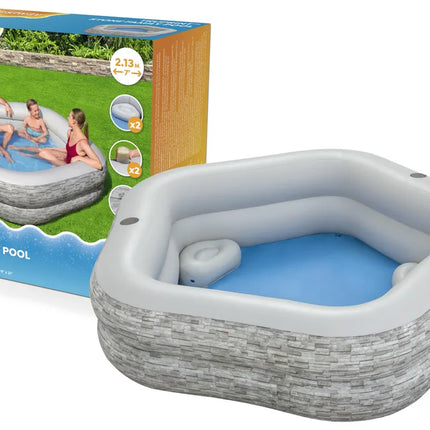 Bestway 54423 pripučiamas sodo baseinas – 213 × 206 × 53 cm