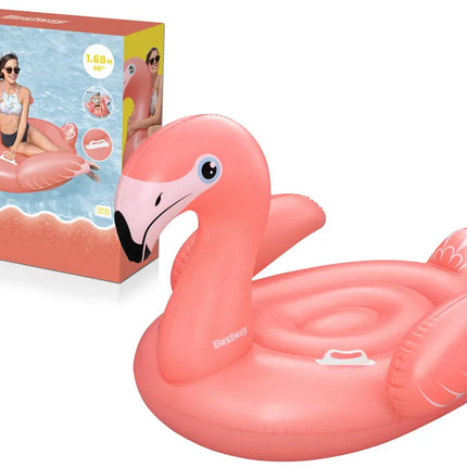Bestway flamingas 168 cm pripučiamas