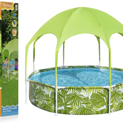 Bestway rėminis baseinas su stogeliu 244×51