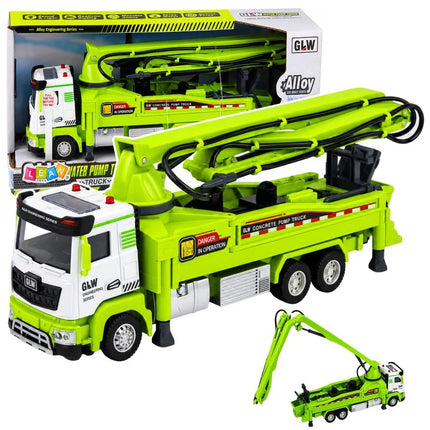 Betono siurbimo automobilis 1:40 su šviesomis, garsais, vandens funkcija ir pavara
