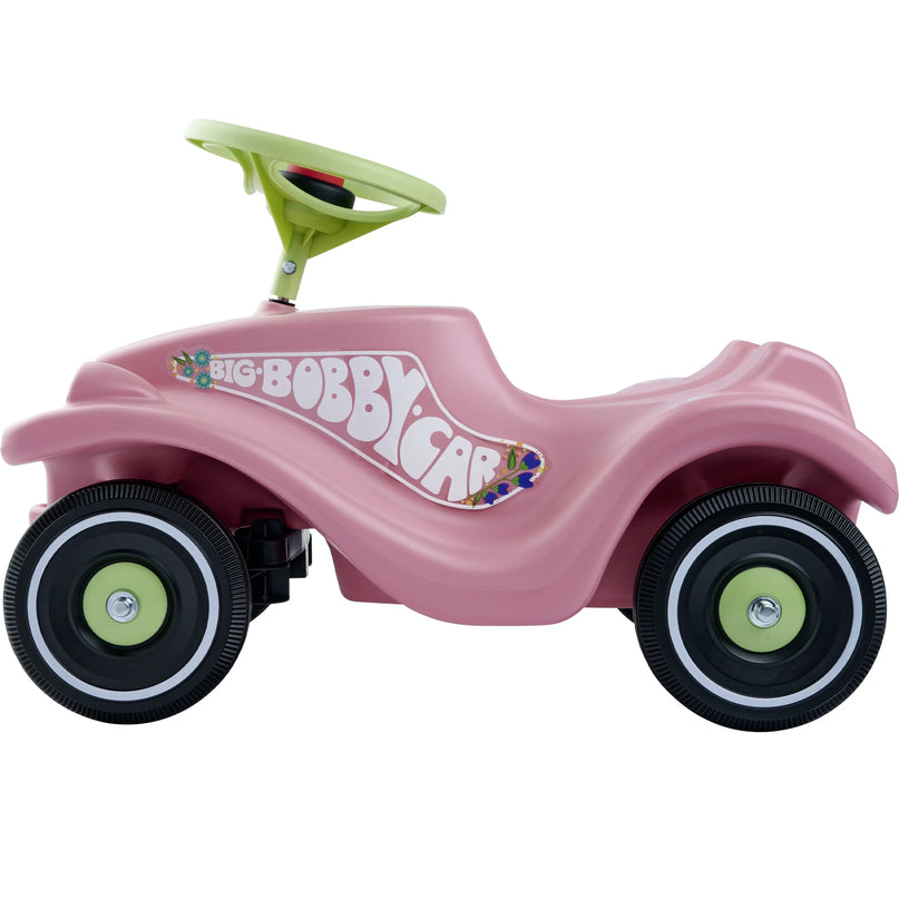BIG Bobby Car Classic Flower – stabilus, saugus ir žaismingas pirmasis automobilis mažyliui
